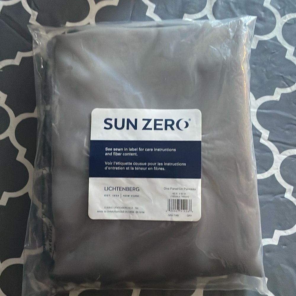 Sun Zero Easton Energy Saving Blackout Tab Top Curtain